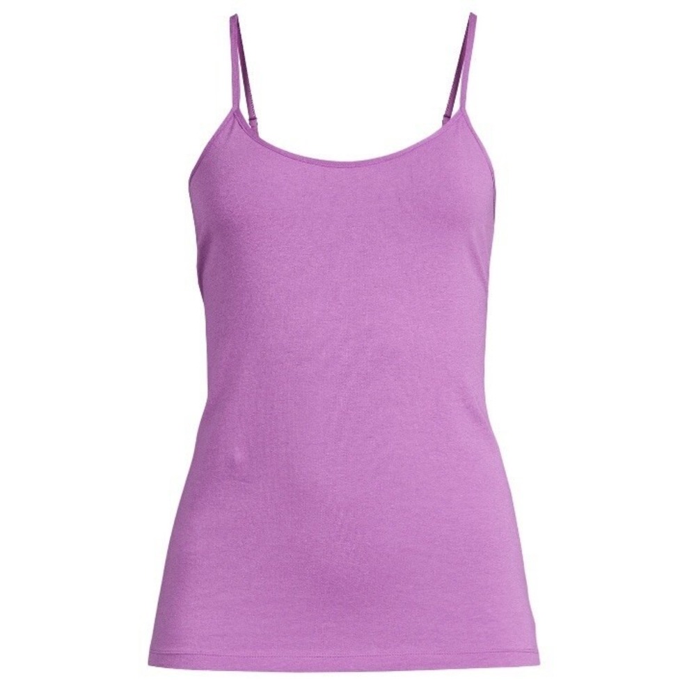 Time and Tru Womens Adjustable Strap Cami XS 0-2 New with Tags Iris Orchid Soft